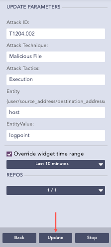 Updating Alert Rules Search Template