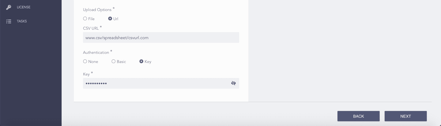 CSVEnrichmentSource - URL With Key Based Authentication