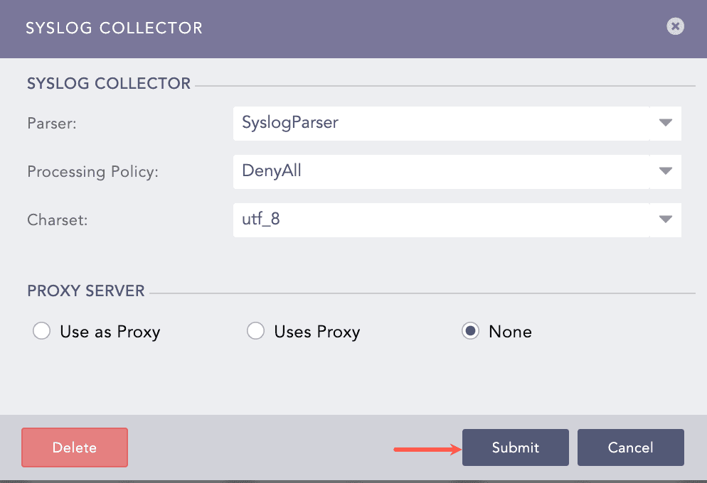 Available Collectors Fetchers Panel