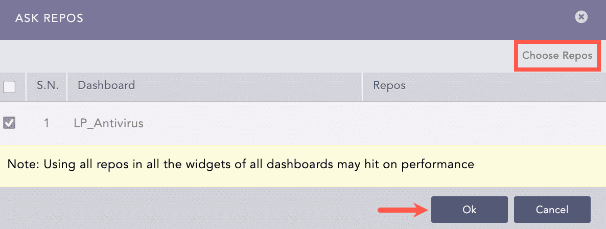 ESET Ask Repos Panel