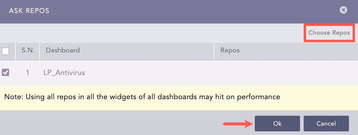 ESET Ask Repos Panel