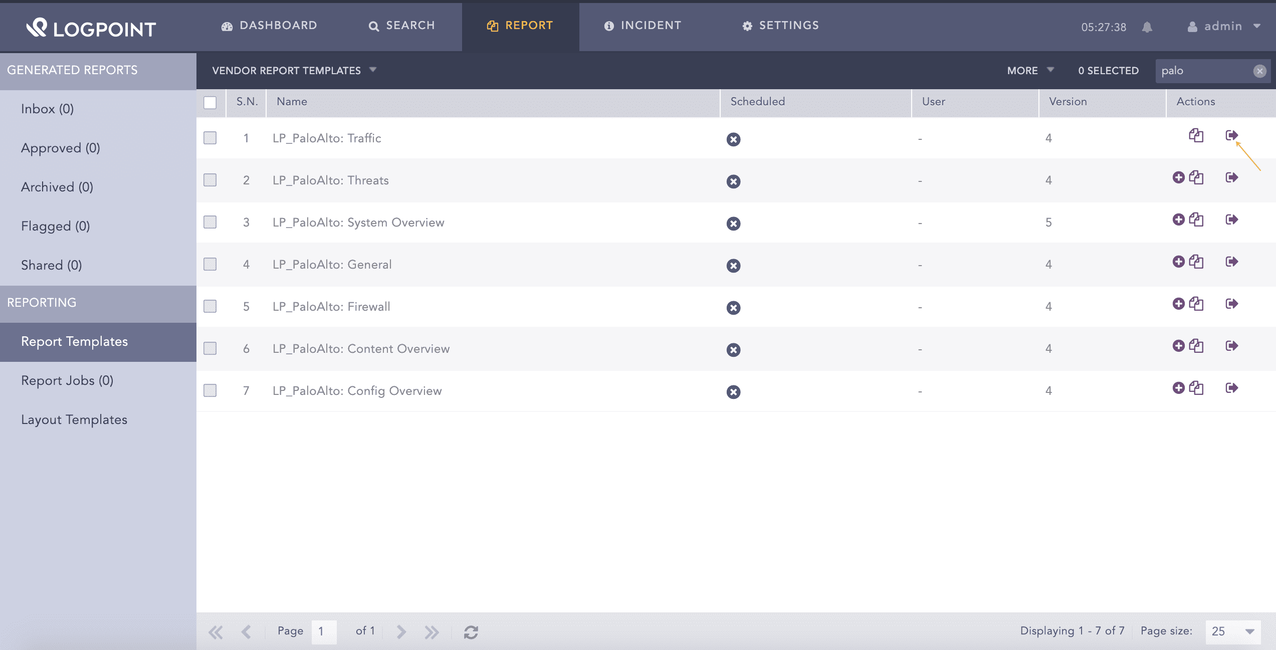 Run the LP_Salesforce User Activities Report Template