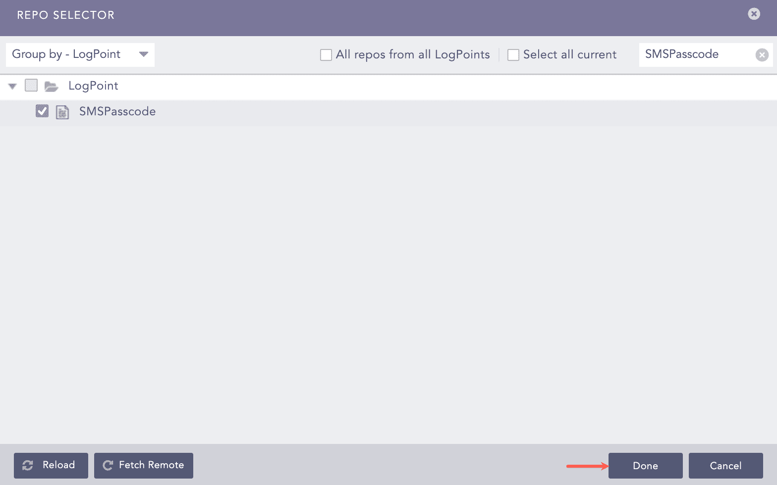 Confirmation for Repo