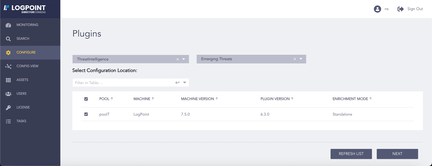 Selecting Emerging Threats