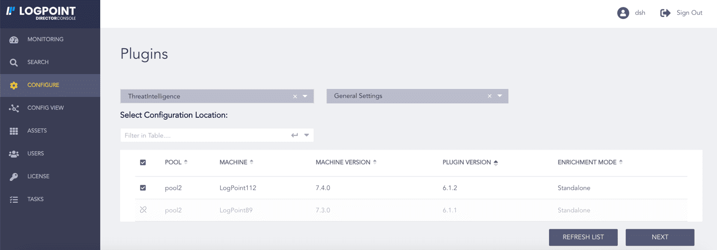 Selecting General Settings