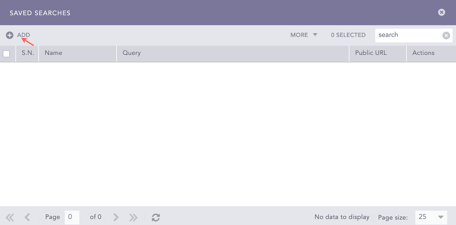 Viewing Search Package
