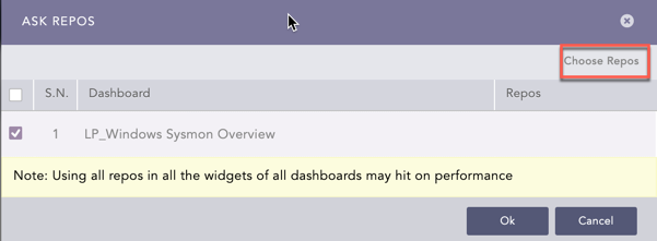 Windows Ask Repos Panel